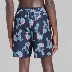 Men's 7" Elastic Waist Waltz Swim Shorts - Original Use&trade; Blue