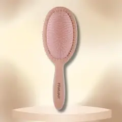Framar Detangling Brush - Champagne Mami | Pain-Free Brushing for Wet & Dry Hair