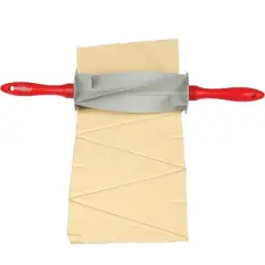 Rolling Pin Croissant Cutter-Perfect Consistent Evenly Shaped Dough Pastry Wheel- Roller & Slices-Homemade Croissants, Baked Desserts- Dishwasher Safe