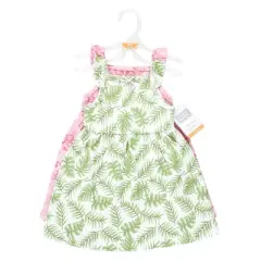 Hudson Baby Baby Girls Cotton Dresses, Palm Leaf