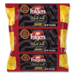 Folgers Coffee Filter Packs, Black Silk, 1.4 oz Pack, 40Packs/Carton