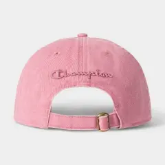 Champion Adult Pigment-Washed Twill Baseball Hat - Cosmic Pink