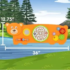 Learning Advantage Bear Activity Wall Panel