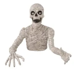 Morris Costumes 35" Groundbreaker Reaching Mummy Halloween Decoration