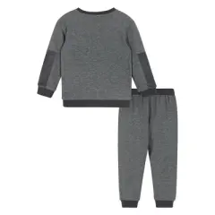Andy & Evan  Toddler  Boys Washed Charcoal Sweat Set