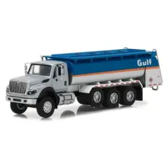 2018 International WorkStar Gulf Oil Tanker Truck S.D. Trucks Series 4 1/64 Diecast Model by Greenlight