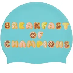 Sporti Donut Dreams Silicone Swim Cap