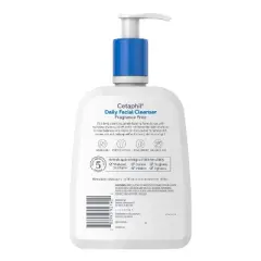 Cetaphil Daily Facial Cleanser Fragrance Free - Unscented - 16 fl oz