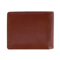 Buxton Men's RFID Distressed Vegan Leather Bifold Wallet