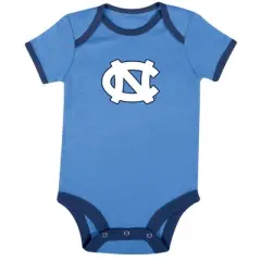 NCAA North Carolina Tar Heels Infant Boys' Short Sleeve 3pk Bodysuit Set