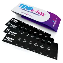Tempagenix Temp-N-Toss Disposable Forehead Thermometer Strips - 6ct