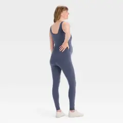 Long Unitard Maternity Jumpsuit - Isabel Maternity by Ingrid & Isabel&trade; Dark Gray