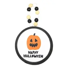 Ganz 7.75 In Fun Halloween Disk Ornaments Halloween Tree Ornament Set , Halloween Decor Pumpkin Spider Hocus Pocus (3PC)