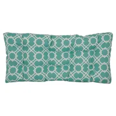 Blazing Needles, 42-inch by 19-inch Polyester Outdoor Tufted Loveseat Cushion
