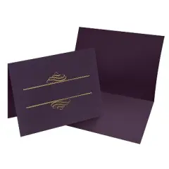 Masterpiece Studios Certificate Holders 9.375" x 12" Plum 5/Pack (903106)