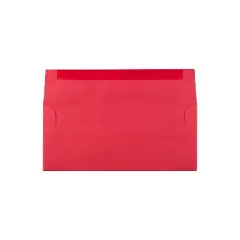 JAM Paper #10 Business Colored Envelopes 4.125 x 9.5 Red Recycled 67161
