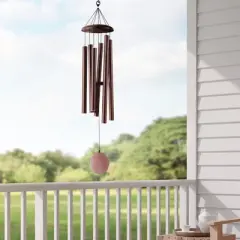 VEVOR Wind Chimes for Outside, 45 in, Deep Tone Wind Chimes with 6 Tubes, Unique Large Memorial Wind Chimes for Anniversary, Bronze