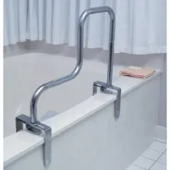 DMI Rust Resistant Grab Bar Tub and Shower Handle for Safety and Stability Chrome - HealthSmart