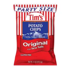 Tim's Original with Sea Salt Cascade Style Potato Chips - 13oz