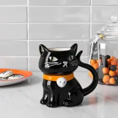 12 fl oz Figural Black Cat Mug - Hyde and EEK! Boutique&trade;
