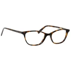 Ernest Hemingway 4666 Designer Acetate Eye Glasses Frame in Tortoise Havana Brown Gold/Demo Lens 127mm Frame/49mm Lens Width