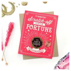 3ct Fortune Scratch-off Greeting Cards