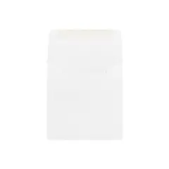 JAM Paper 4.5 x 4.5 Square Invitation Envelopes White 439911145