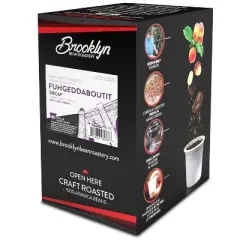 Brooklyn Beans DECAF Coffee Pods,Keurig K Cup 2.0 Brewers compatible,Fuhgeddaboutit, 40 Count
