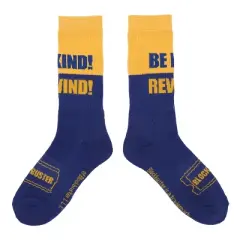 Blockbuster Be Kind Rewind Adult Athletic Crew Socks