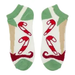 Adult Elf Movie Ankle Socks 3-Pack - Festive Loungewear for Elf Enthusiasts