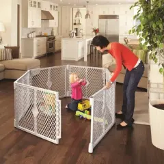 Toddleroo by North States Superyard Duo Extra-Wide Gate and Playard