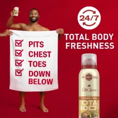 Old Spice Whole Body Spray Deodorant for Men - Vanilla & Shea - Aluminum-Free 3.5oz