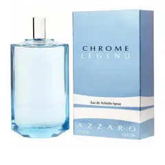 Chrome Legend By Azzaro Men Moss, Musk, Sea Spray, Apple, Tea Edt Spray 4.2 Oz