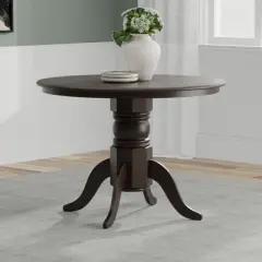 Glenwillow Home 42" Round Pedestal Dining Table + X-Back Dining Chairs Dining Set