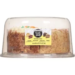 Rich's Double Layer Variety 8" Caramel, Carrot, Chocolate, Red Velvet Cake - 46oz