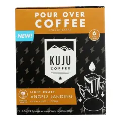Kuju Coffee Angels Land Light Roast - Case of 4 Boxes/6 Packets/3 oz