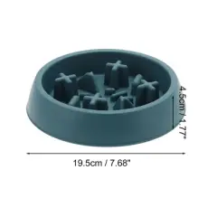 Unique Bargains Convenient Durable Round Dog Bowl 1 Pc
