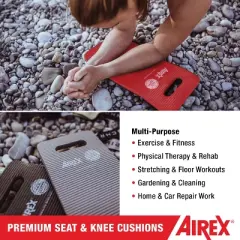 AIREX Seat and Knee Cushion for Exercise, Gardening, Around the House Use