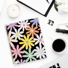 Blue Sky Brook Gossen Planner 8.5"x11" Weekly/Monthly Wirebound (15 Month) Happy Daisies Undated