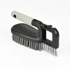 Trio Home 2PC Floor & Gap Brush Set W/detachable Grout Cleaning Brush, Heavy-Duty, Soft Comfort Handle