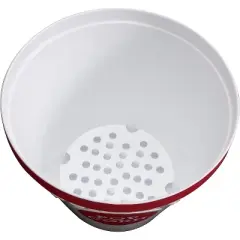 Hutzler Popcorn Bucket, Red Large