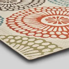 Seastar Medallion Outdoor Rug Ivory - Christopher Knight Home