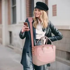 Laptop Bag, 15.6 inch Computer Briefcase Sleeve Case, Large Water Resistant Cute Messenger Work Tote Bible Temple Bag Crossbody