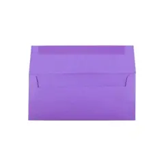 JAM Paper #10 Business Colored Envelopes 4.125 x 9.5 Violet Purple Recycled Bulk 500/Box (15864H)