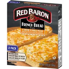 Red Baron Five Cheese and Garlic French Bread Personal Frozen Pizza - 8.8oz/2pk