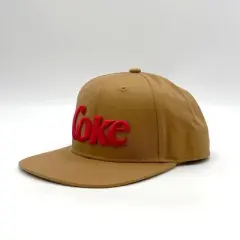 Men's Coke Snap Baseball Hat - Tan