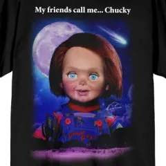 Chucky My Friends Call Me Chucky Women's Black T-shirt