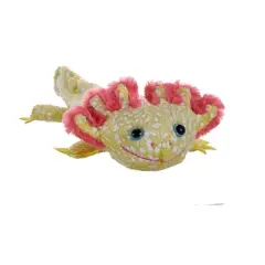 Wild Republic Huggers Glow In The Dark Axolotl Stuffed Animal, 8 Inches