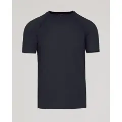 Men's Black Active Mesh Crew - True Classic