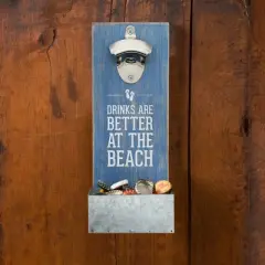 Pavilion Gift Company - At the Beach - 11.5" Wall Mount Bottle Opener - Bottle Openers